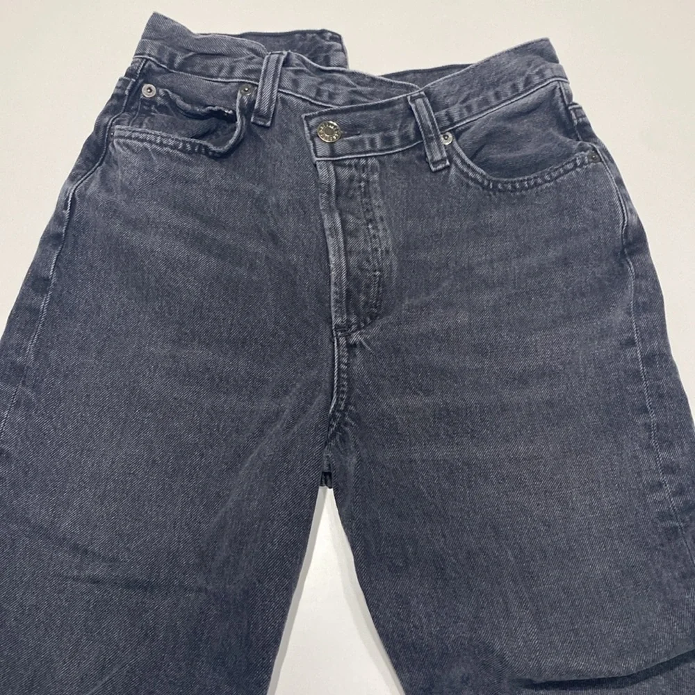 Agolde Criss Cross Straight Jeans